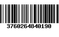 Código de Barras 3760264840190