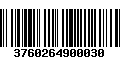 Código de Barras 3760264900030