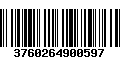 Código de Barras 3760264900597