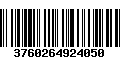 Código de Barras 3760264924050