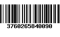 Código de Barras 3760265840090