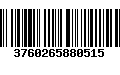 Código de Barras 3760265880515