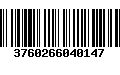 Código de Barras 3760266040147