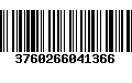 Código de Barras 3760266041366