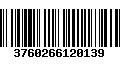 Código de Barras 3760266120139