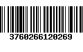 Código de Barras 3760266120269