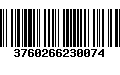 Código de Barras 3760266230074