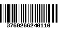 Código de Barras 3760266240110