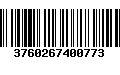 Código de Barras 3760267400773