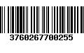 Código de Barras 3760267700255