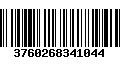 Código de Barras 3760268341044