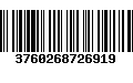 Código de Barras 3760268726919