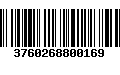 Código de Barras 3760268800169