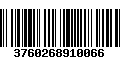 Código de Barras 3760268910066