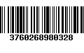 Código de Barras 3760268980328