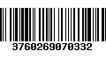 Código de Barras 3760269070332