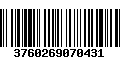 Código de Barras 3760269070431