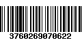 Código de Barras 3760269070622