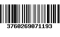 Código de Barras 3760269071193