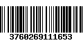 Código de Barras 3760269111653