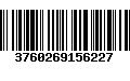 Código de Barras 3760269156227