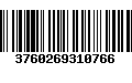 Código de Barras 3760269310766