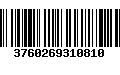 Código de Barras 3760269310810