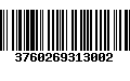 Código de Barras 3760269313002