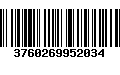 Código de Barras 3760269952034