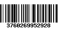 Código de Barras 3760269952928