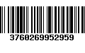 Código de Barras 3760269952959