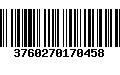 Código de Barras 3760270170458