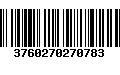 Código de Barras 3760270270783