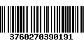 Código de Barras 3760270390191