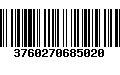 Código de Barras 3760270685020