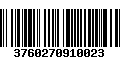 Código de Barras 3760270910023