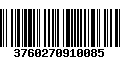 Código de Barras 3760270910085