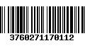 Código de Barras 3760271170112