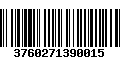 Código de Barras 3760271390015