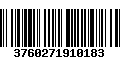 Código de Barras 3760271910183