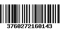 Código de Barras 3760272160143