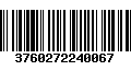 Código de Barras 3760272240067