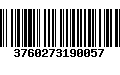 Código de Barras 3760273190057