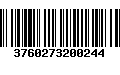 Código de Barras 3760273200244