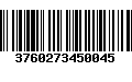 Código de Barras 3760273450045