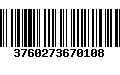 Código de Barras 3760273670108