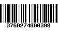 Código de Barras 3760274800399