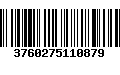 Código de Barras 3760275110879