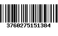 Código de Barras 3760275151384