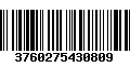 Código de Barras 3760275430809